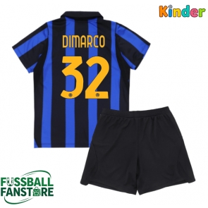 Inter Milan Federico Dimarco #32 Replik Heimtrikot Kinder 2026-27 Kurzarm (+ Kurze Hosen)